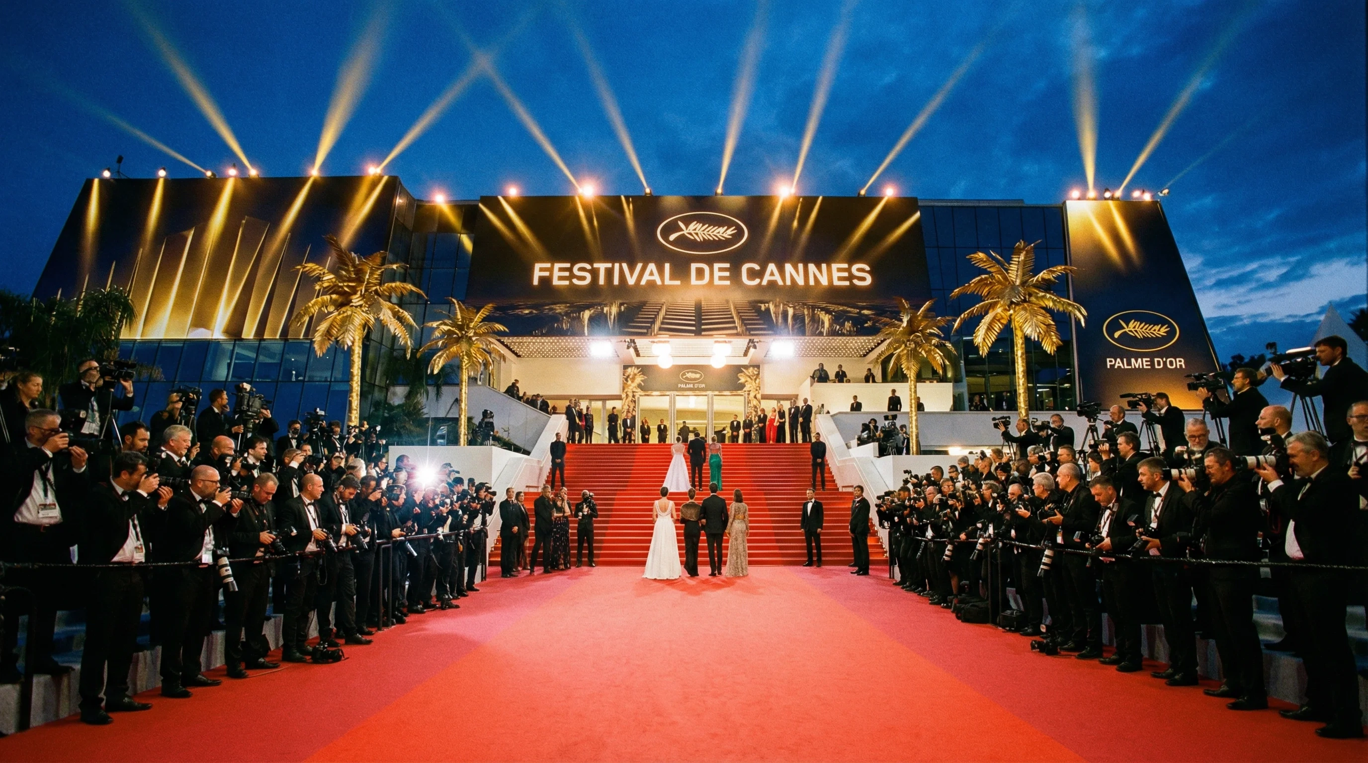 戛纳国际电影节红毯颁奖典礼现场